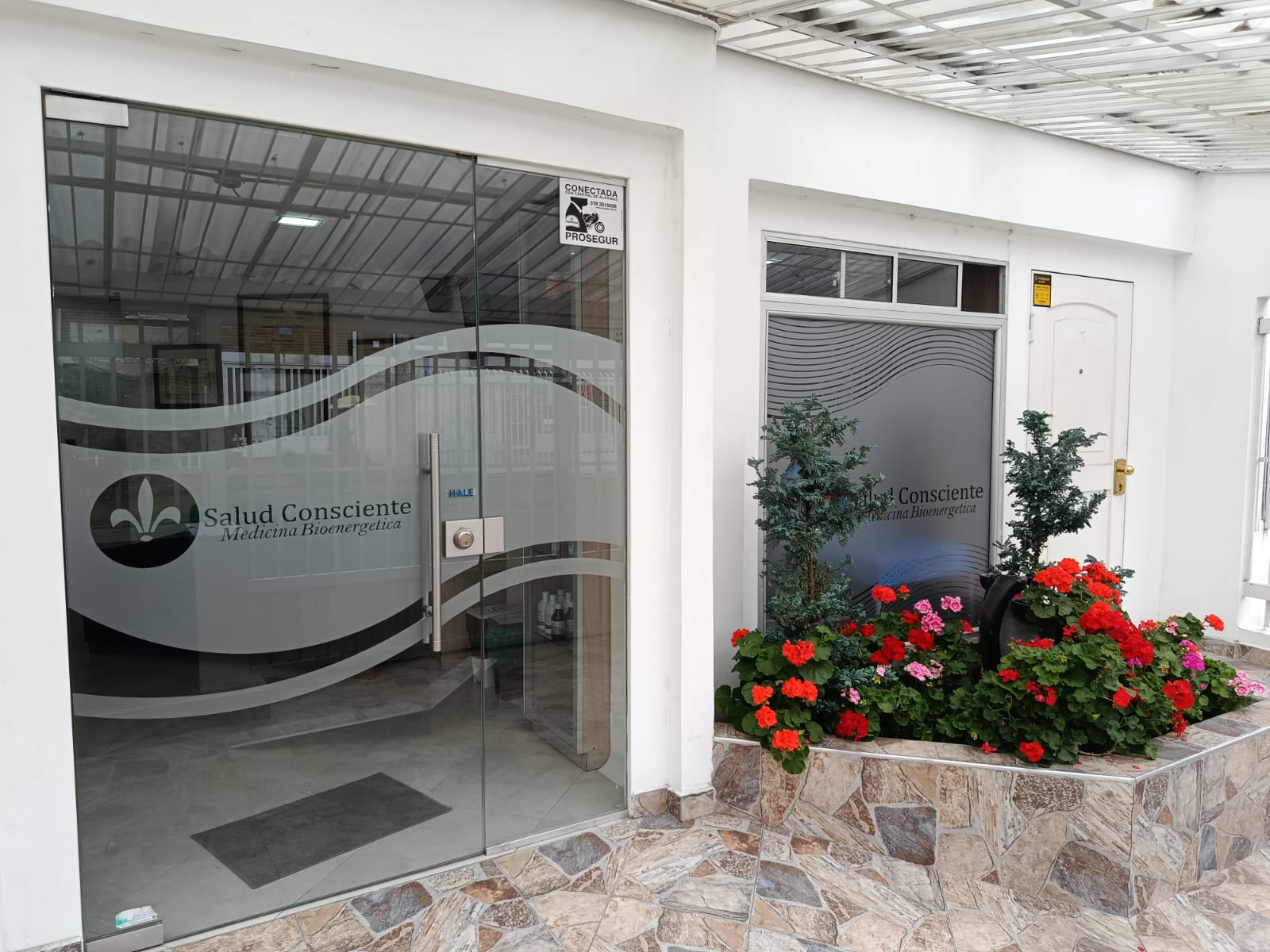 Recepción de centro de salud